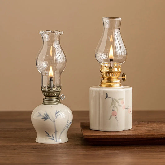 Hand-Finished Ceramic Oil Lantern 1