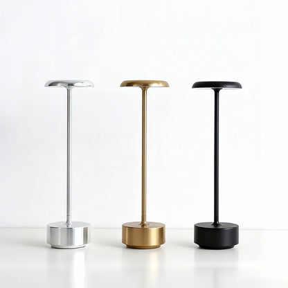 Aluminium Disc-Head Cordless Table Lamp 7