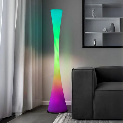 Hourglass Outdoor Glow Floor Lamp Set 4
