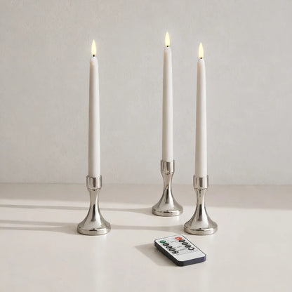 Flameless LED Taper Candles with Remote 8