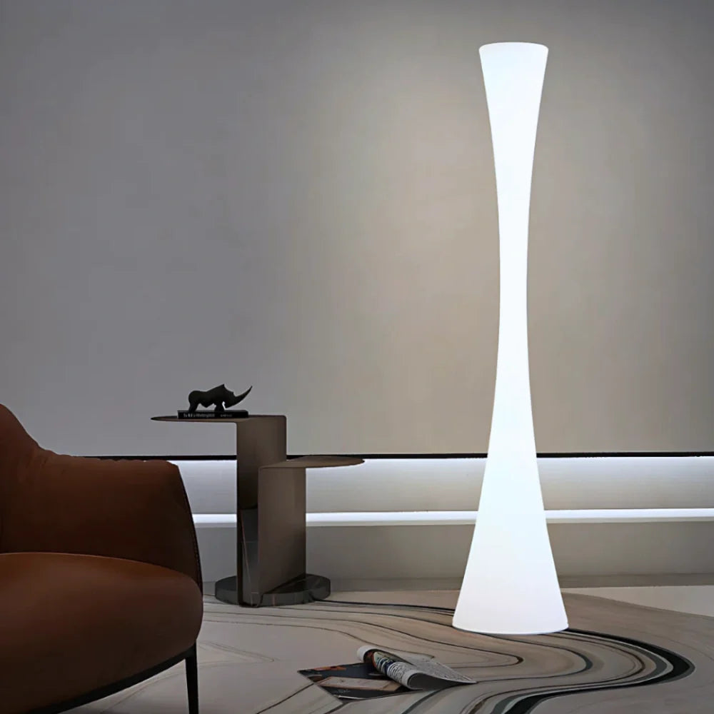 Hourglass Outdoor Glow Floor Lamp Set 8