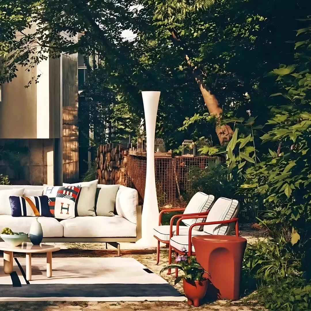Hourglass Outdoor Glow Floor Lamp Set 14