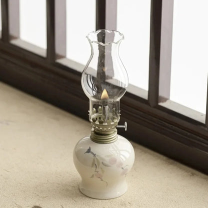 Hand-Finished Ceramic Oil Lantern 15