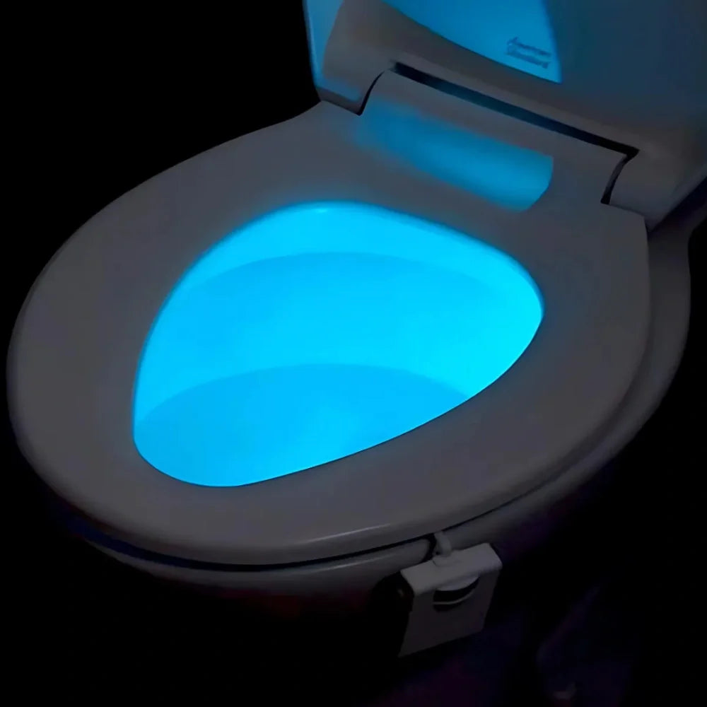 Motion-Sensor Toilet Bowl Night Light 3