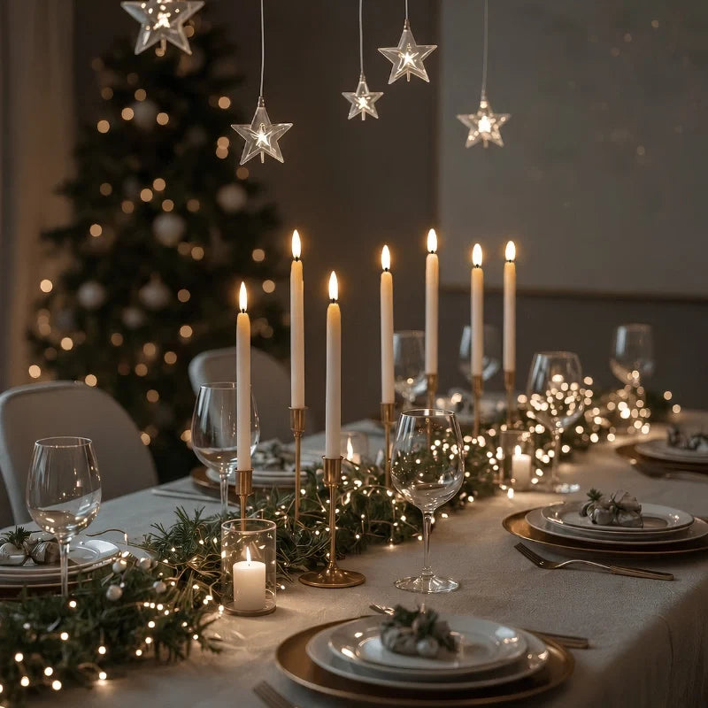 Flameless LED Taper Candles with Remote 0