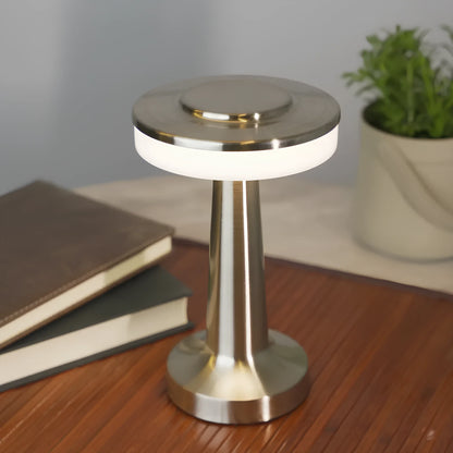 Metallic Dome Cordless Table Lamp 9