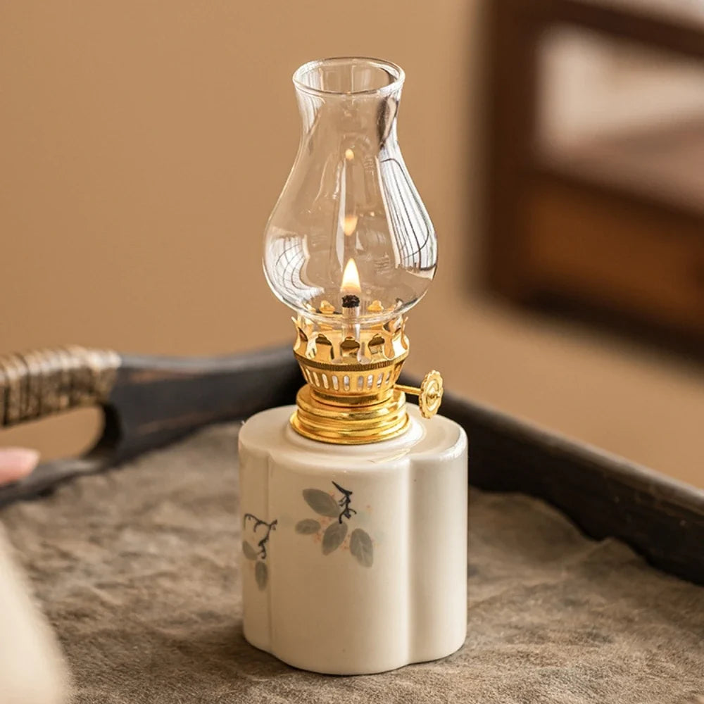 Hand-Finished Ceramic Oil Lantern 4