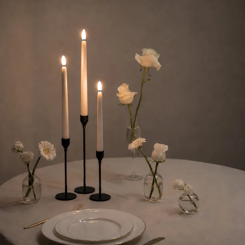 Flameless LED Taper Candles with Remote 2