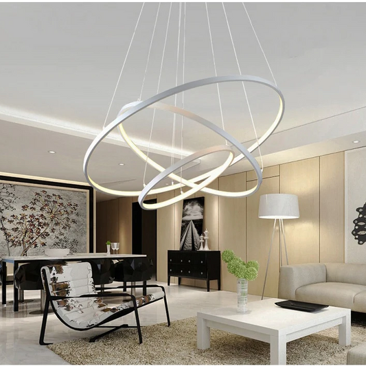 Concentric Ring LED Pendant Chandelier 1