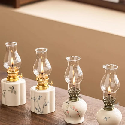 Hand-Finished Ceramic Oil Lantern 10
