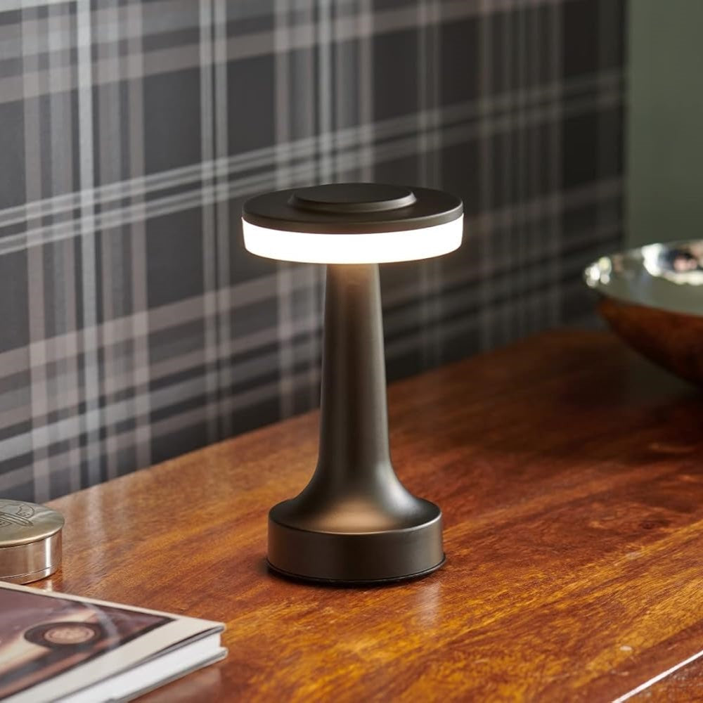 Metallic Dome Cordless Table Lamp 6
