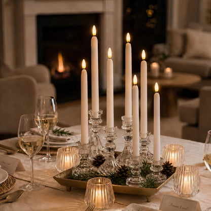 Flameless LED Taper Candles with Remote 3