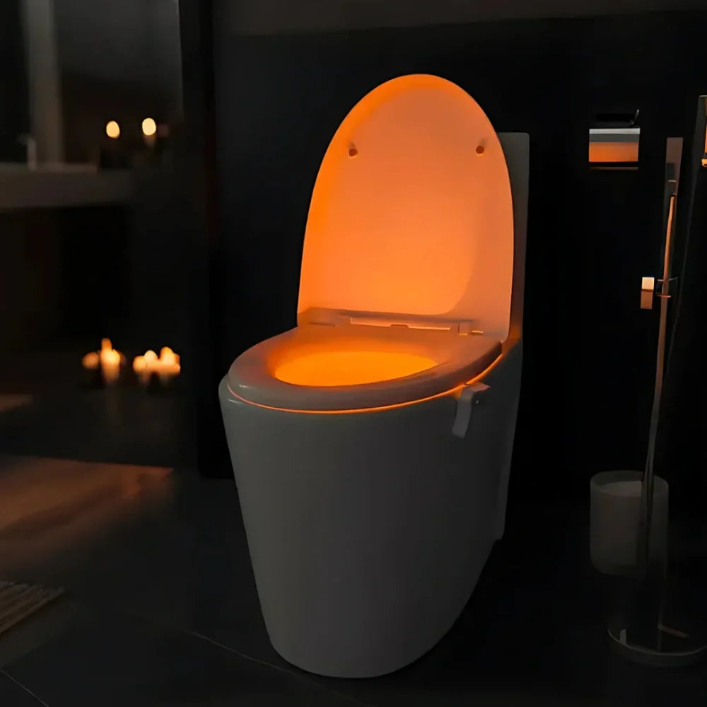 Motion-Sensor Toilet Bowl Night Light 2