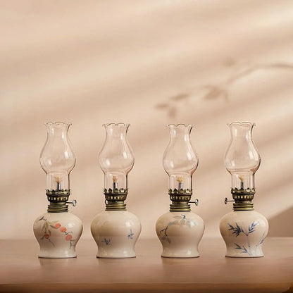 Hand-Finished Ceramic Oil Lantern 14