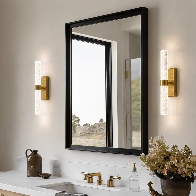 Crystal Bubble Column Cordless Wall Light 1