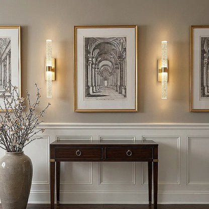 Crystal Bubble Column Cordless Wall Light 5