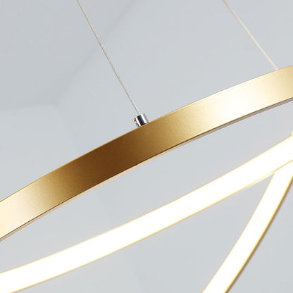 Concentric Ring LED Pendant Chandelier 9