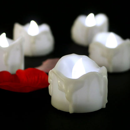 Flameless LED Tealight Candles, Set of 12 6