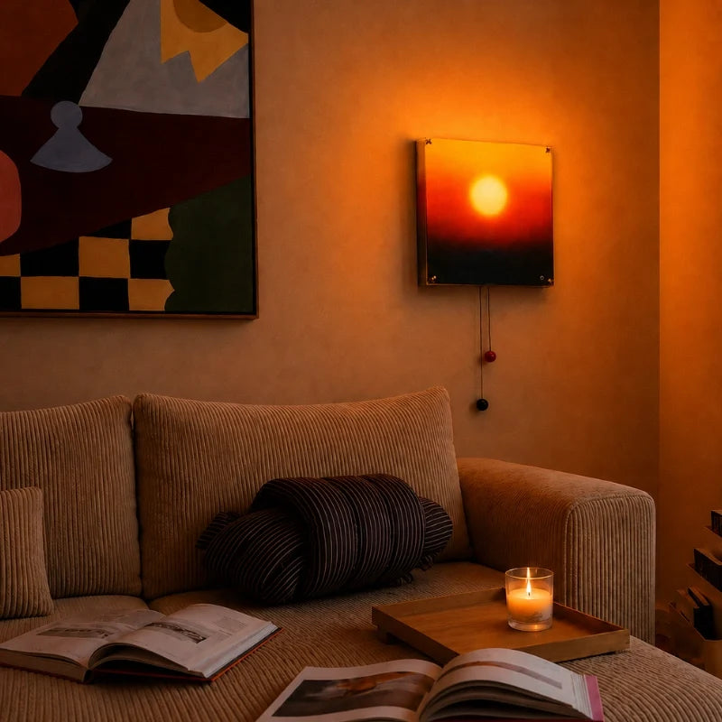Sunset Pull-Cord Wall Light 6