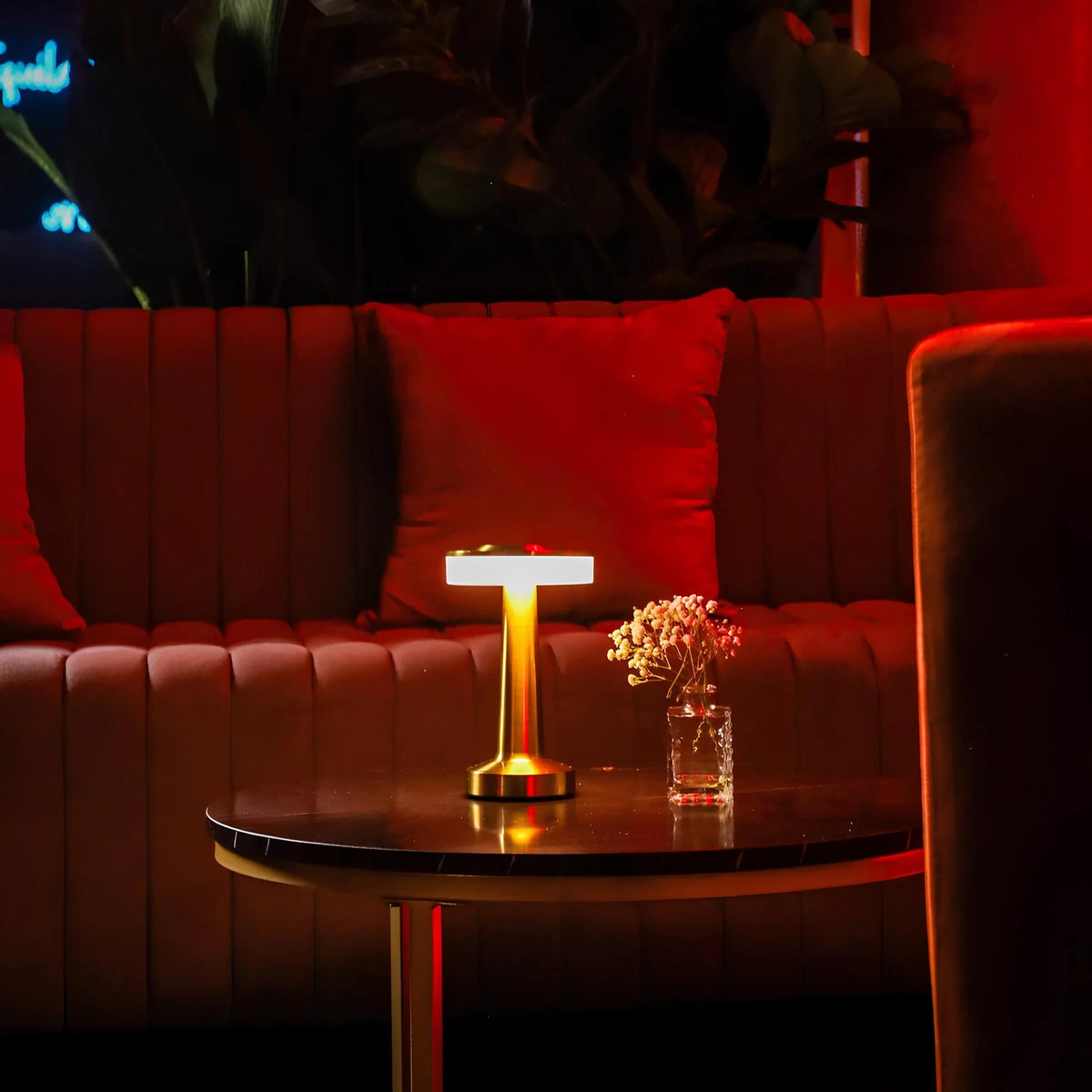Metallic Dome Cordless Table Lamp 4