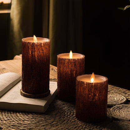 Flameless LED Pillar Candle Sets 7