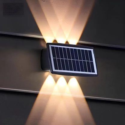 Solar Up-Down Outdoor Wall Sconce Set 5