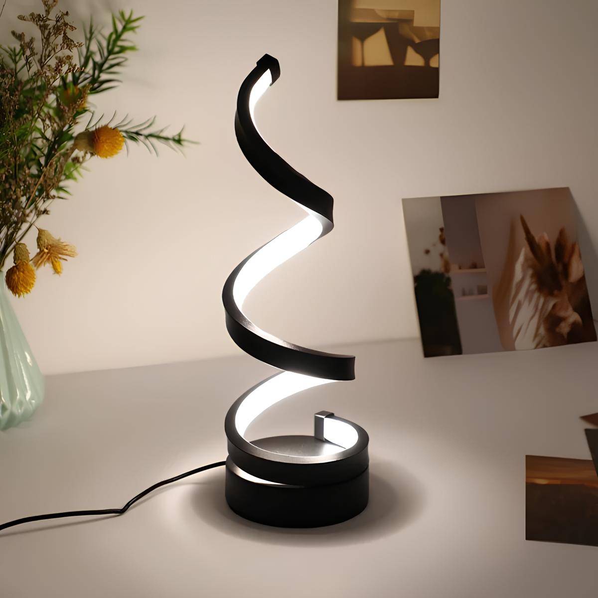 Spiral Silicone Table Lamp 4