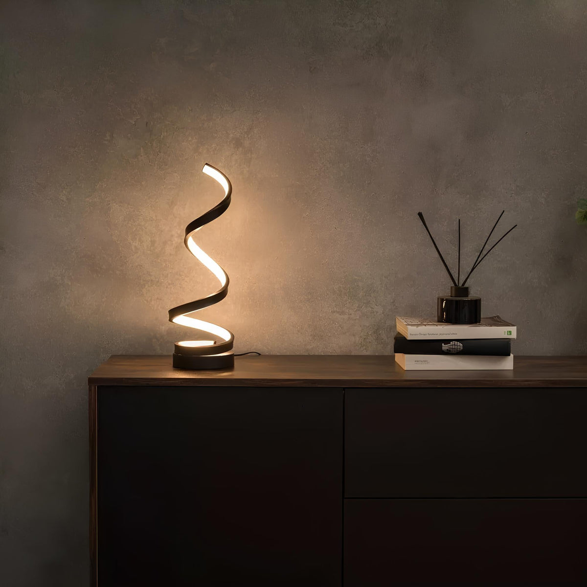 Spiral Silicone Table Lamp 0