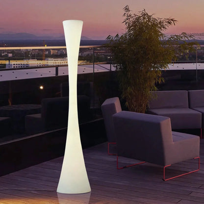 Hourglass Outdoor Glow Floor Lamp Set 0