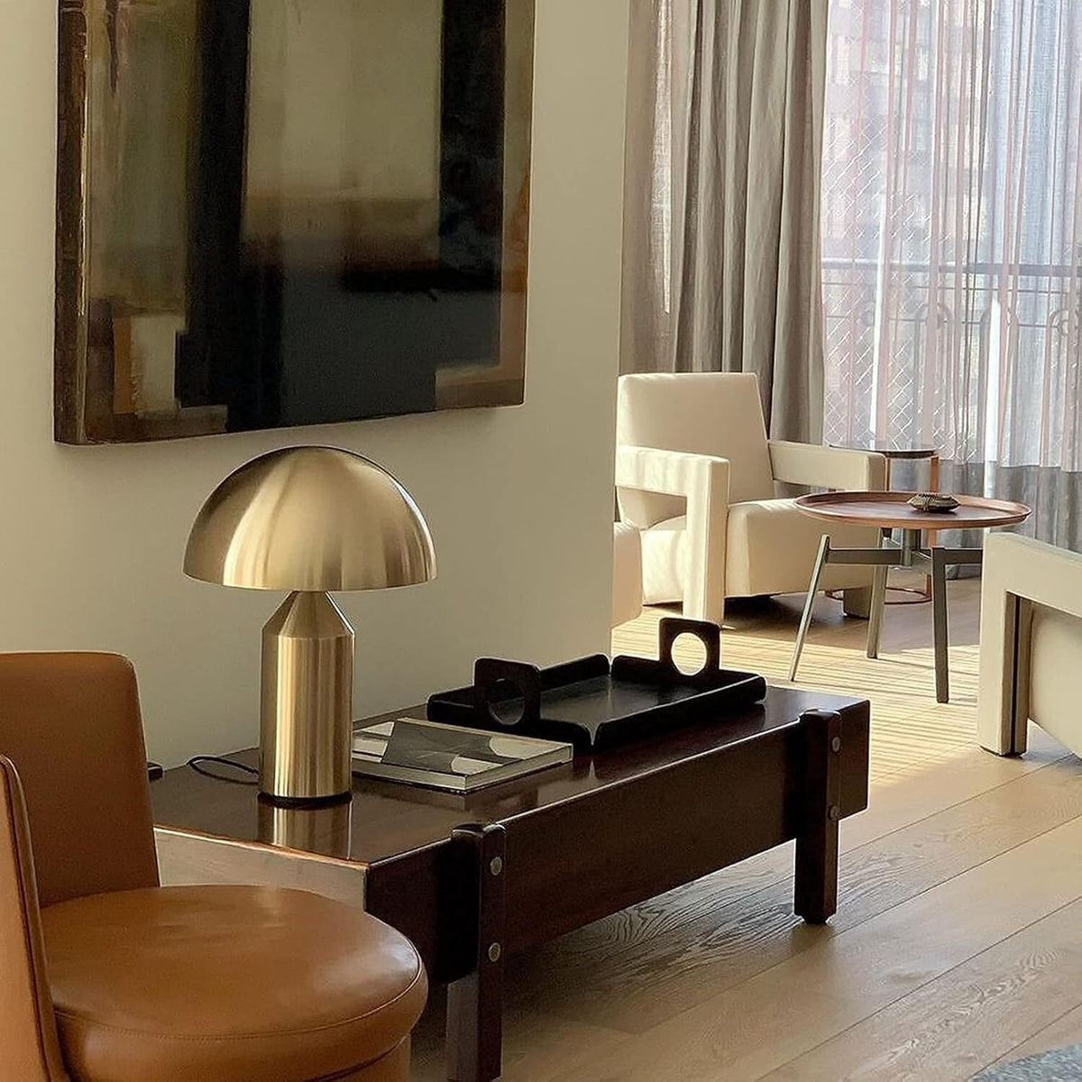 Metal Mushroom Dome Table Lamp 5
