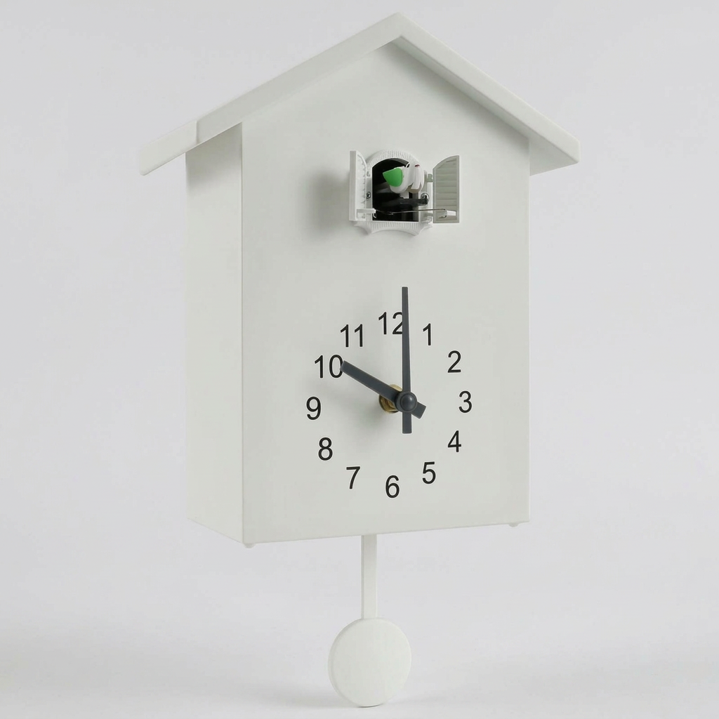 Contemporary Cuckoo Wall Clock - variant