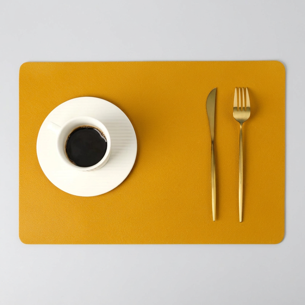 Elegant PU Leather Placemats - variant