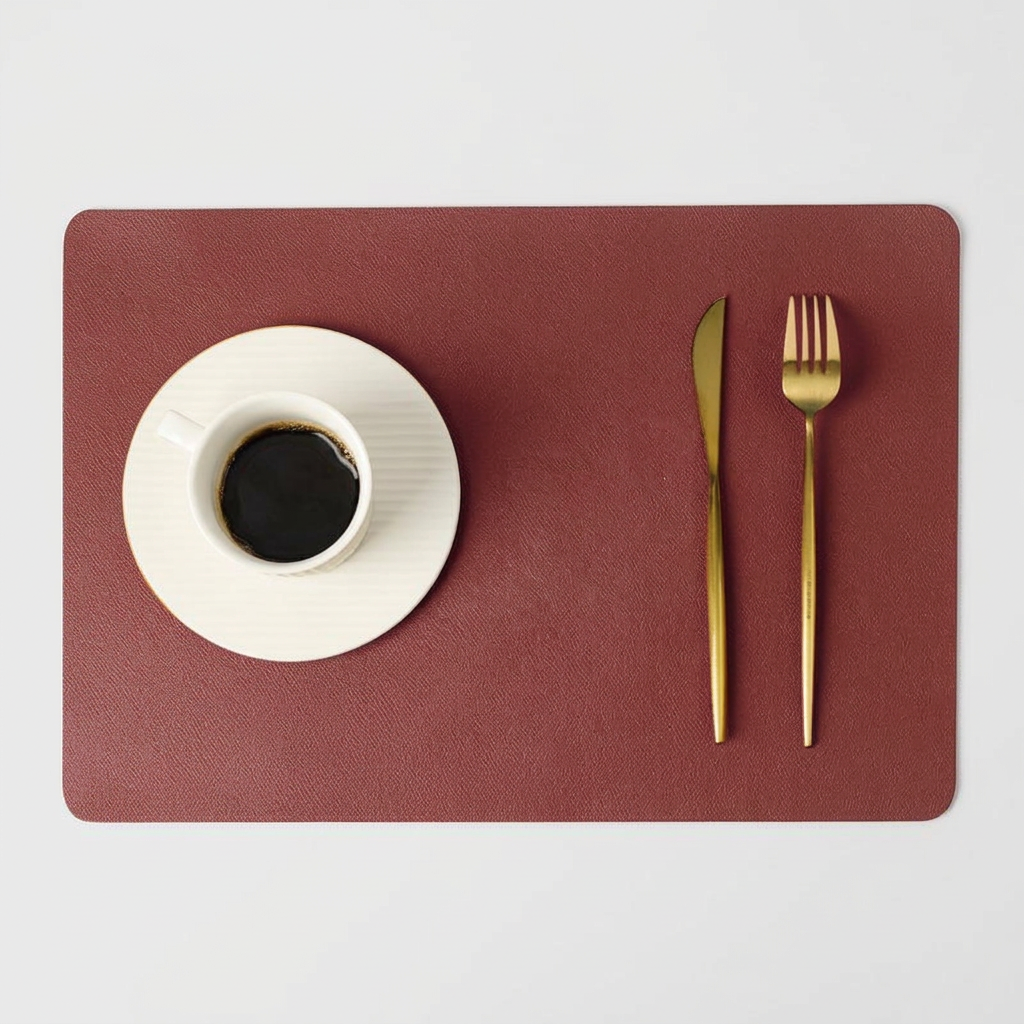 Elegant PU Leather Placemats - variant