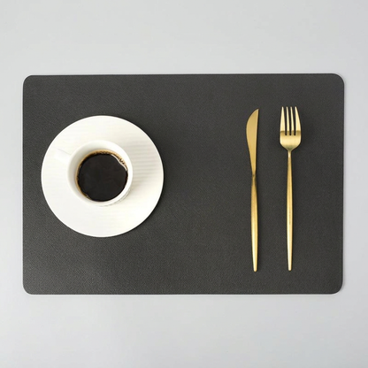Elegant PU Leather Placemats - variant