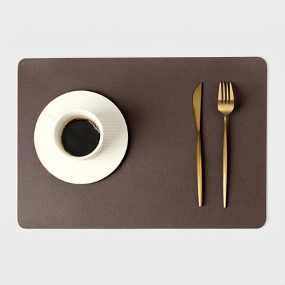 Elegant PU Leather Placemats - variant