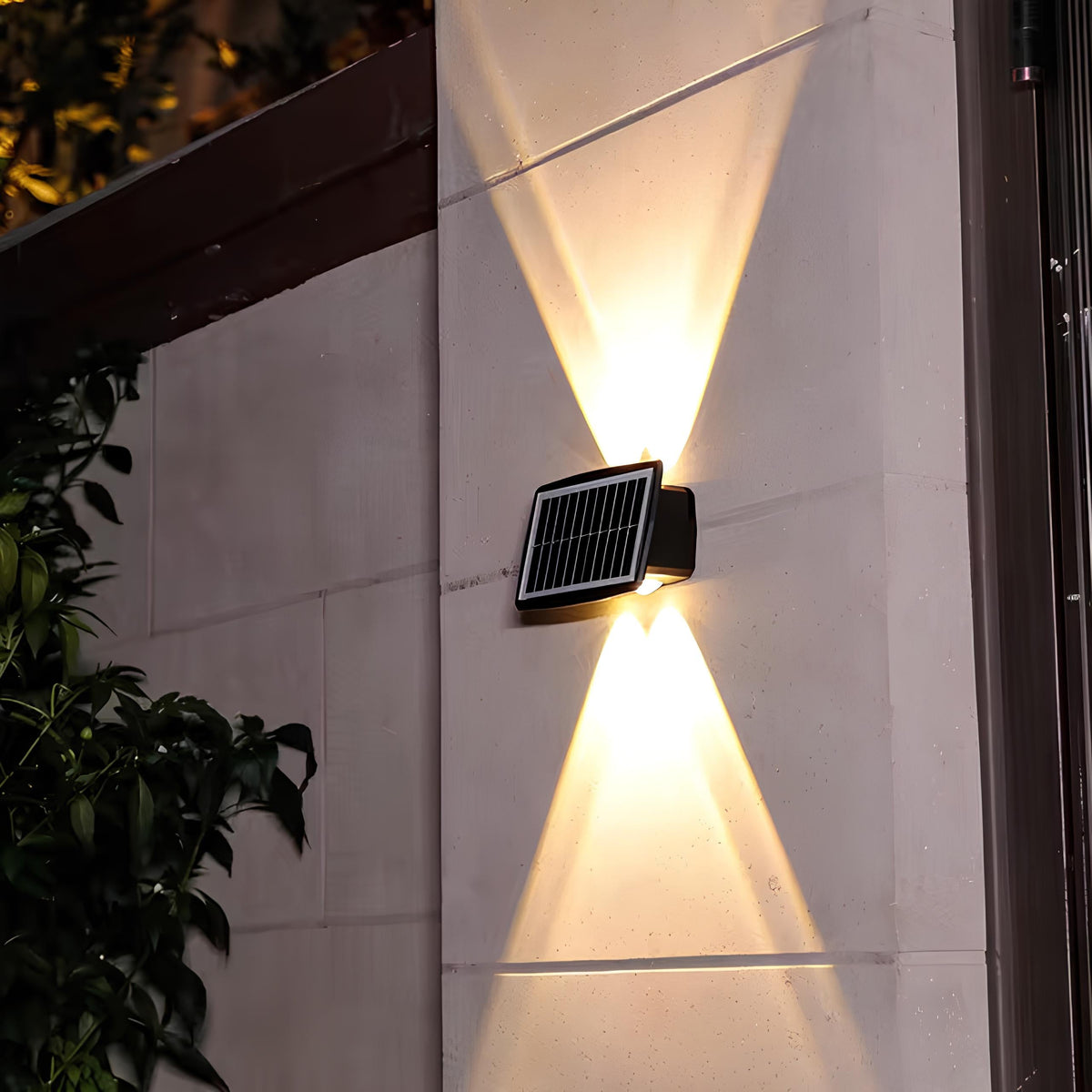 Solar Up-Down Outdoor Wall Sconce Set 6