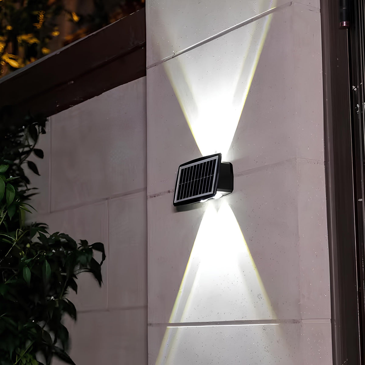 Solar Up-Down Outdoor Wall Sconce Set 7