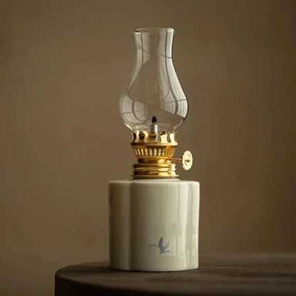 Hand-Finished Ceramic Oil Lantern 6