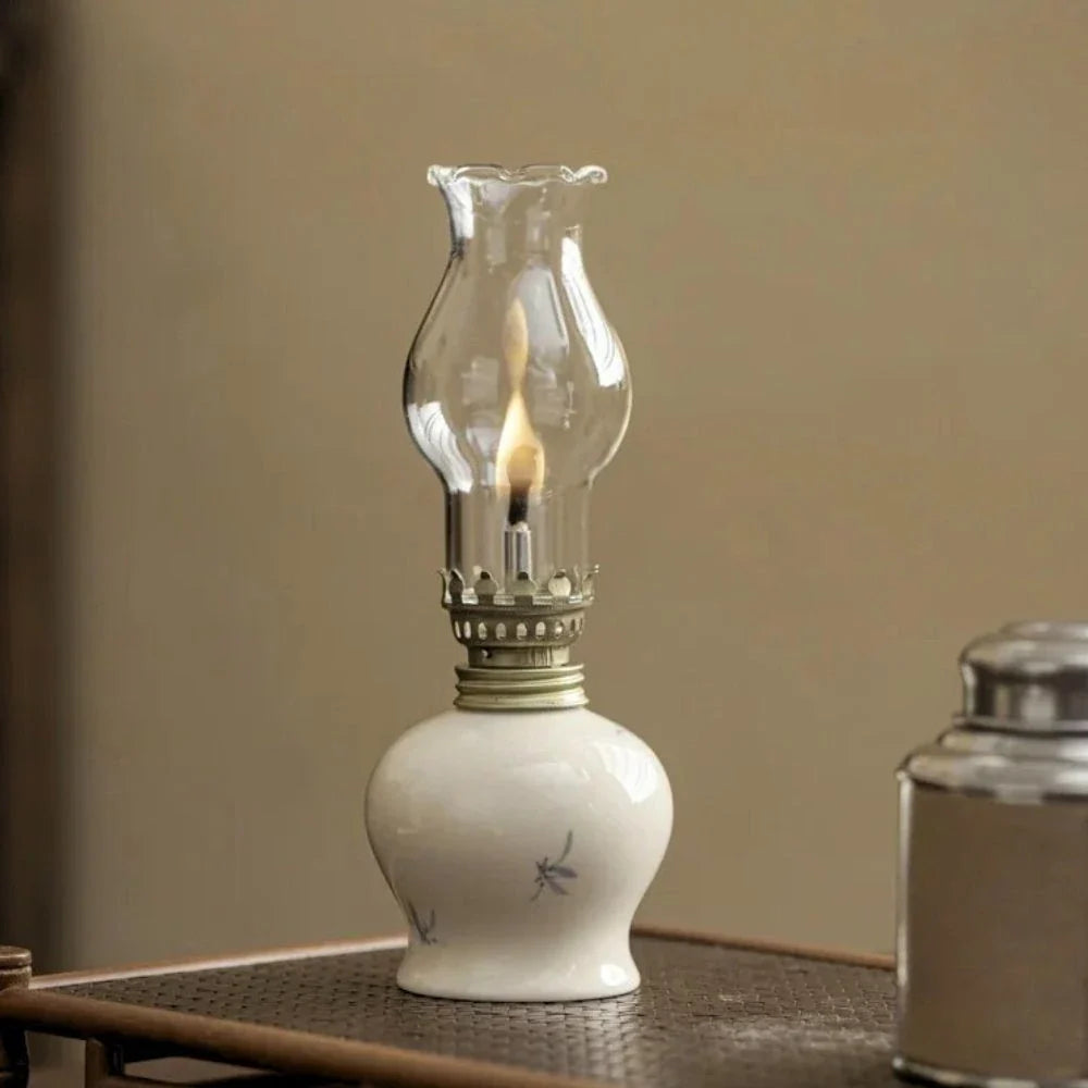 Hand-Finished Ceramic Oil Lantern 2