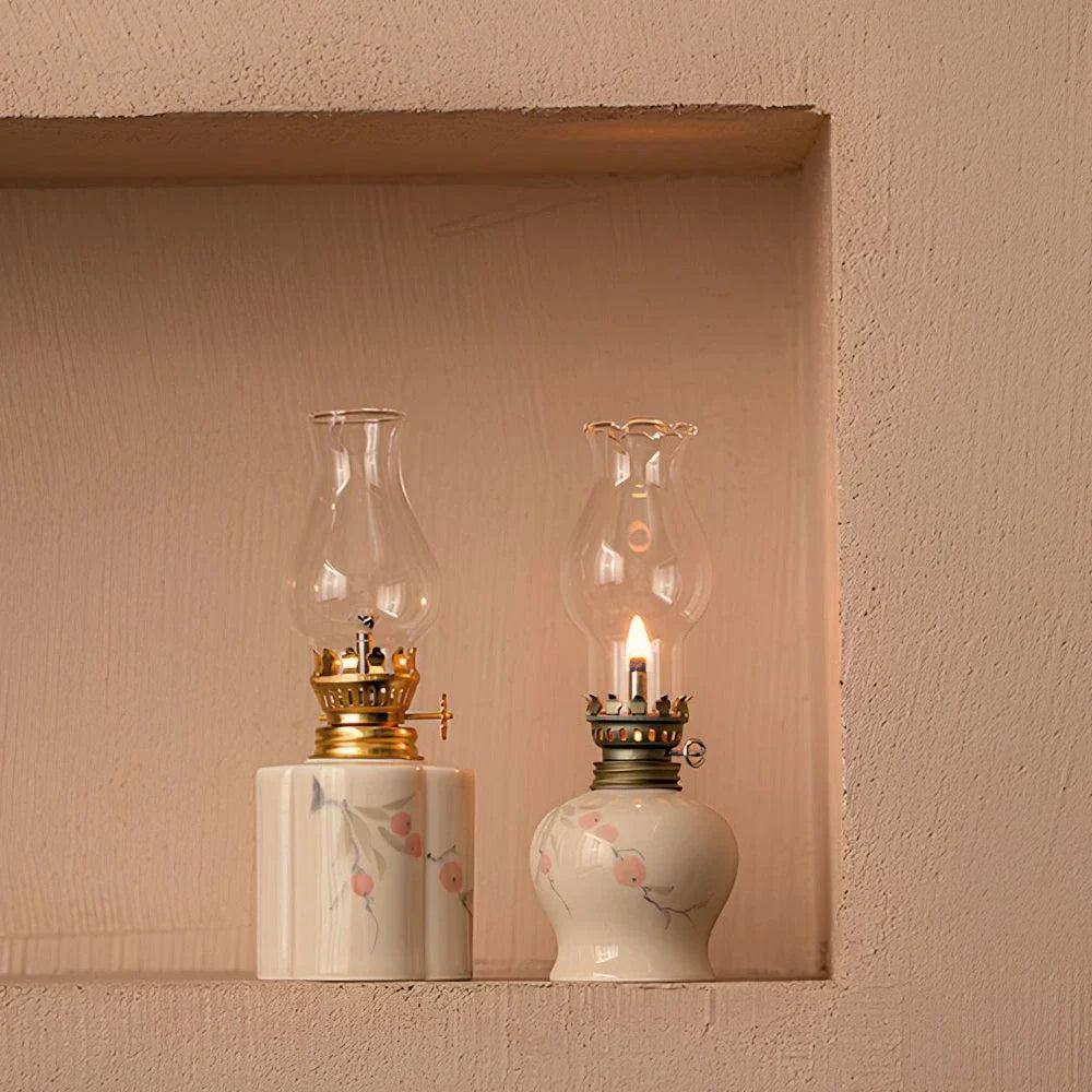 Hand-Finished Ceramic Oil Lantern 9