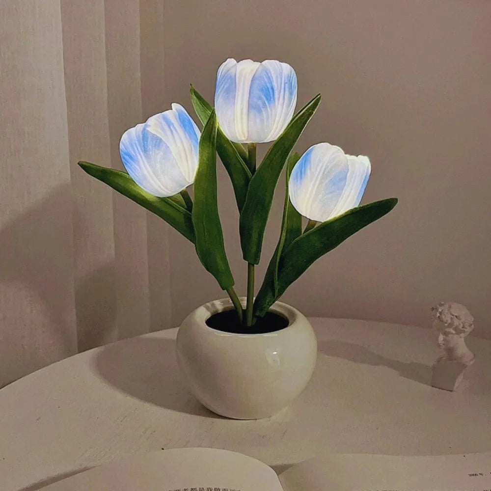 Glowing Tulip Bouquet Night Light 8