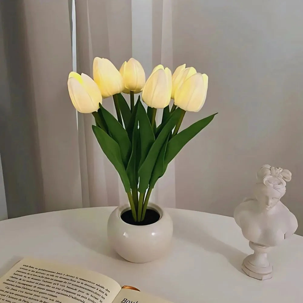 Glowing Tulip Bouquet Night Light 13