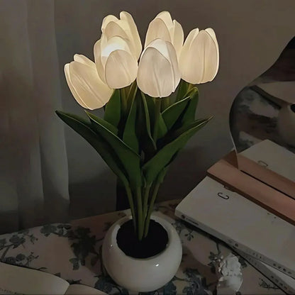 Glowing Tulip Bouquet Night Light 14