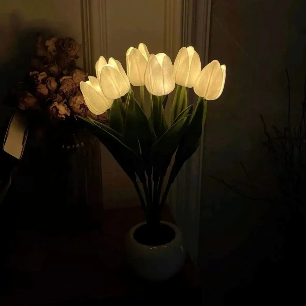 Glowing Tulip Bouquet Night Light 4