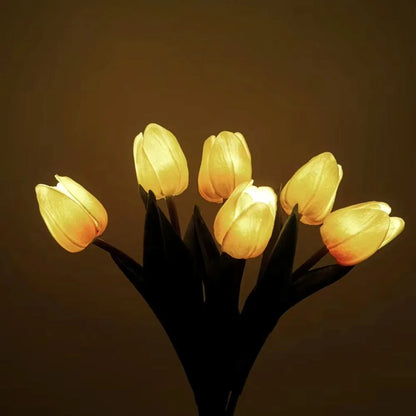 Glowing Tulip Bouquet Night Light 15