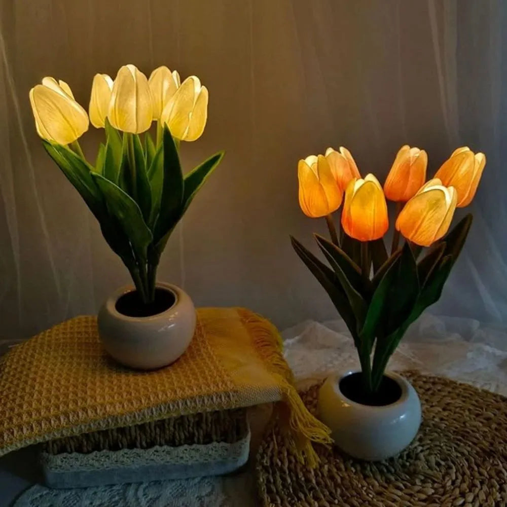 Glowing Tulip Bouquet Night Light 2