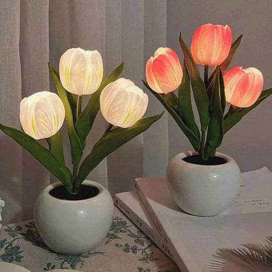 Glowing Tulip Bouquet Night Light 1