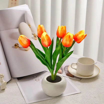 Glowing Tulip Bouquet Night Light 10