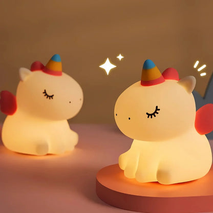 Squeezable Silicone Animal Night Light 8